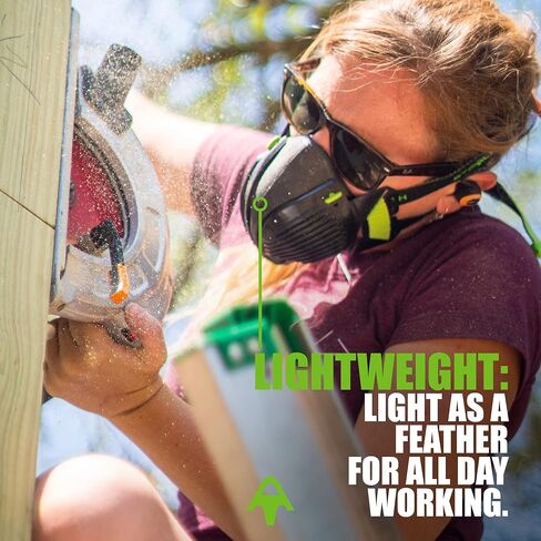 Stealth Mask N100 قناع الغبار مع مرشحات لقناع التنفس الآمن مع المرشحات، مرشح 99.99٪، قناع الغبار in Kuwait