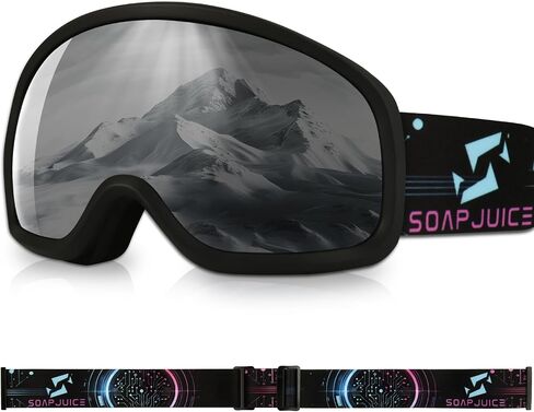 Ski Goggles Full Frame, Anti-Fog, UV Protection, Full Coating, Windproof for Snowboarding and Skiing Snow Sports in Saudi Arabia