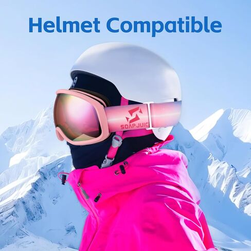 Ski Goggles Full Frame, Anti-Fog, UV Protection, Full Coating, Windproof for Snowboarding and Skiing Snow Sports in Saudi Arabia