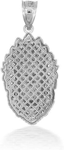 10K Yellow, White, or Rose Gold Native American Chief Head Pendant - Choice of Metal in Saudi Arabia
