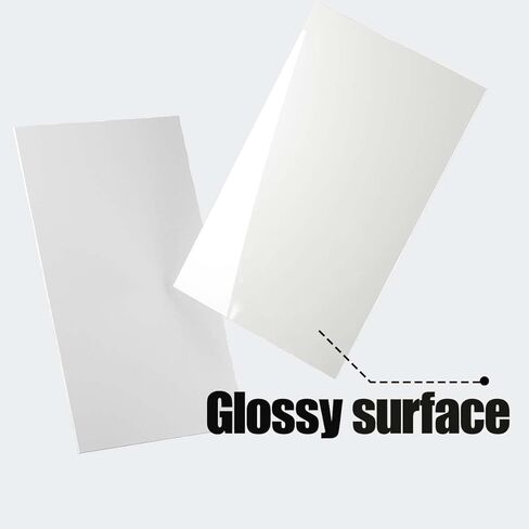 2 Pack White Cell Cast Acrylic Sheets 1/8inch (3mm) Glossy 12x12 300x300mm Laserable Plexiglass Sheets Plasitc Board for Laser Cutting Engraving DIY Project Craft Sign in Kuwait