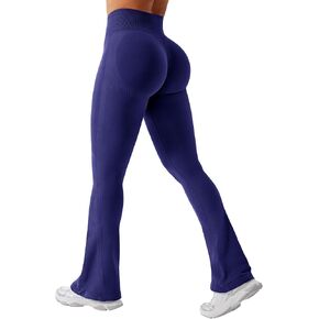 YEOREO Mini Flare Leggings Womens Workout Butt Lifting Legging Hidden Scrunch Seamless Impact Lilliean Yoga Pants