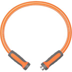 Fevone 3 ft Garden Hose, 2-Year Warranty, Hose Reel Leader Hose, Hybrid Polymer, Kink Resistance, Flexible, Durable, Leak Free, Aluminum Fittings, 3/4" GHT, 5/8" ID, 600 PSI, Drinking Water Safe