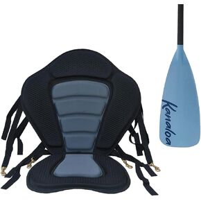 Boardworks Kanaloa Seat Conversion Kit - Paddleboard Kayak Seat - with Paddle Blade end, Black, One Size, (8050029)