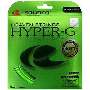 Solinco Hyper-G Soft Tennis String Set - Best Racquet String for Spin and Control