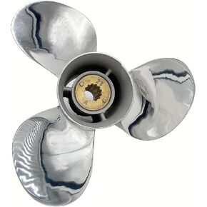 Propeller 10 1/4x14 for Mercury Outboard 3 Blades Stainless Steel Prop 13 Tooth RH 10.25x14