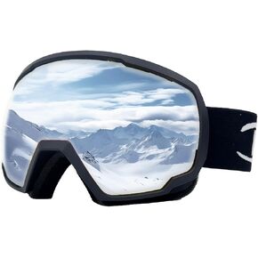 OTG Ski Goggles, Anti-Fog Snowboard Goggles - Men, Women & Youth Snow Goggles
