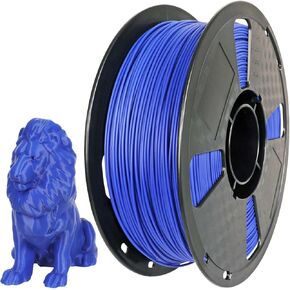 PLA Max PLA + Glory Blue PLA Filament 1.75 mm 3D Printer Filament 1KG 2.2LBS Spool 3D Printing Material Stronger Than Normal PLA Pro Plus Filament USA Flag Blue Color CC3D PLA