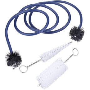 Trumpet Mouthpiece Brush,Cleaning Snake Instrument, Musical Instrument Maintenance Brass Pipe Cleaner Care Accessory Trumpet Cleaning Brushes Set Kit