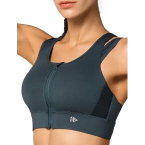 yvette High Impact Sports Bra y-back دعم عالية الدعم حمالات الرياضة للنساء ، البحرية الأزرق in Kuwait
