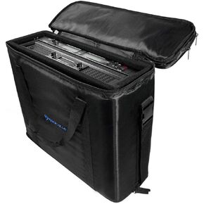 Rockville 3U Rack Bag Double-Sided Case with 16" Depth + Shoulder Strap (RRB35) Black