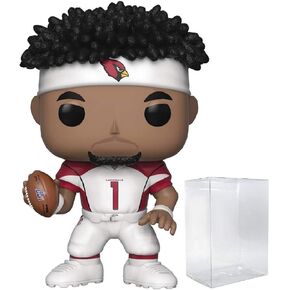 POP Football: Cardinals - Kyler Murray (Away Uniform) Funko Vinyl Figure (Bundled with Compatible Box Protector Case), Multicolor, 3.75 inches