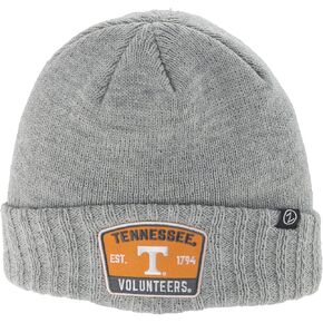 ZHATS Standard NCAA Officially Licensed Beanie Hat Ranger Patch Switch Light Grey, One Size