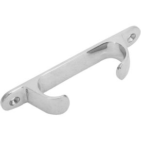 Stainless Steel Straight Bow Chock for Boat Angled Yacht Deck Dock Mooring Rope Cleat Chock(6in)