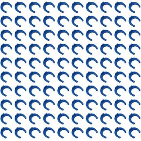 1/4 "Blue Locking Clip For RO Reverse Osmosis Filter Fittings PE Pipe Fittings Filter System Fittings 100pcs