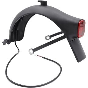 Scooter Rear Fender Assembly with Hook&Taillight Integrated Compatible with Ninebot by Segway F2 / F2 Pro / F2 Plus Kickscooter Rear Mudguard Support Bracket F2 Series Fender Original Accessories