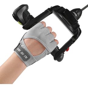 TINAYAUE Adult Anti Slip Wrist Guards for Cycling Fitness Gloves Sports Half Finger Weightlifting Exercise Wear Resistant Gloves