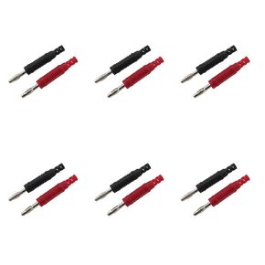 Maxmoral 12PCS 4MM Banana Plug Soldering DIY Banana Plug Male Connector Multimeter Test Lead Probe Adaptor Suitable for Engineer and DIY Hobbyists Electrical Testing