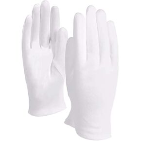 10Pairs White Cotton Gloves Large Size for Art handling Crafting Coin Jewelry Silver Inspection by LUCKY SLD