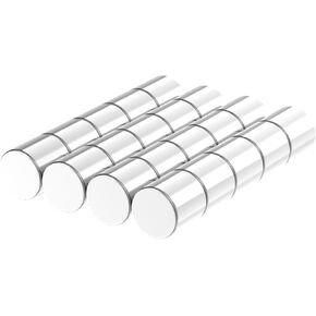 N52-3/8"D x 3/8"H - 20 Pack, Super Strong Neodymium Thick Disc Rare Earth Magnets, Small Round Cylindrical Refrigerator Magnets for Fridge, Crafts, Office, Whiteboard, Dry Erase Board