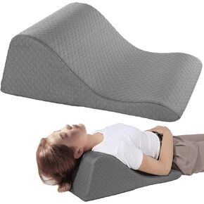 MABOZOO Foam Cervical Neck Traction Pillow, Neck Stretcher Neck and Shoulder Relaxer Pillow, Cervical Traction Wedge Pillow Neck Support Pillow for TMJ Neck Pain Relief, Cervical Spine Alignment