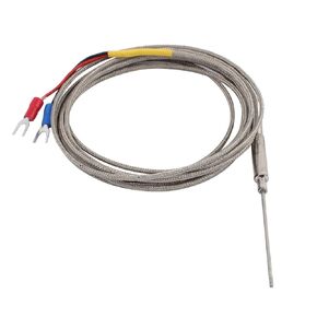 uxcell 2M Wire Temprature Sensor Thermocouple Probe K Type 50mm x 1.5mm