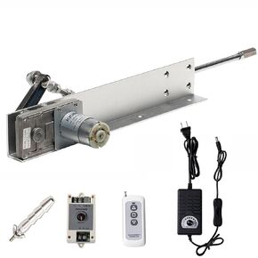 Cycling Reciprocating Linear Actuator Motor 24V Stroke 1.18-6" Maximum No Load Speed 160rpm Pushing Force 3-30 lbs with Remote Control and Speed Control Regtulator (24V150mm160rpm)