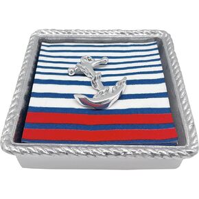 Mariposa Anchor (2992) Rope Napkin Box Set - #2783-C
