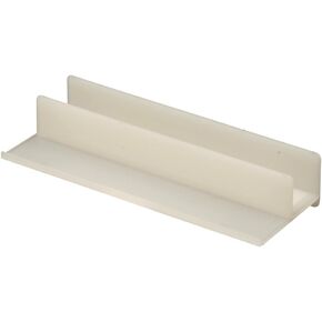 Prime-Line M 6221 Sliding Shower Door Bottom Guide, 5/8 In. Channels, Plastic Construction (Single Pack)