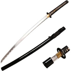 Handmade Forged Sword Samurai Sword Full Tang Carbon Steel Props Katana Reverse Blade Collection Sharp