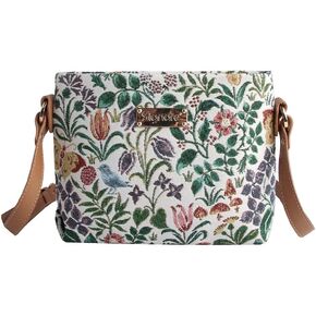 Signare Tapestry Crossbody Shoulder Bag Purse Handbag in Jane Austen Design