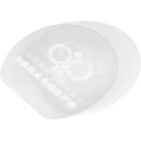 PATIKIL Table Tennis Racket Rubber Protection Film, 20 Pack Adhesive Ping Pong Paddle Protect Film Accessory, Transparent
