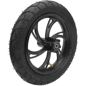 RiToEasysports 12in Wheel Tire, 12in Electric Scooter Tire with Wheel Hub Rubber Tyre Replacement 12 1/2X2 1/4 10Hole 12Mm