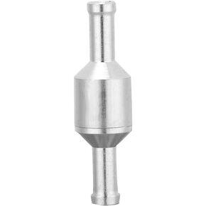 Inline Check Valve,Aluminium One Way Inline Check Valve Fuel Gas Liquid Air One Way Non Return Check Valve for Fuel Gas Liquid Air(6mm)