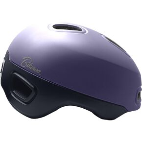 Bikeroo Bike Helmet with Rear Safety Light - Adult Bike Helmets for Men and Women - Bicycle Helmet for Outdoor Cycling, Scooter, Mountain, Road Bike