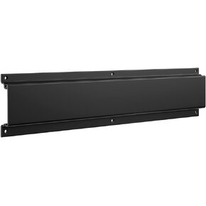 Wall-Mount Garage Rail with 16-Inch Mounting Holes, Compatible with Standard 16" Studs, Hold Up to 250lbs, Black