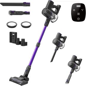 V8PRO Cordless Vacuum Cleaner for Home - 25Kpa Stick Vacuum with Self Standing Design, Max 35Min Runtime, 6 in 1 Lightweight Vacuum for Hardwood Floors and Carpet Pet Hair Car