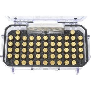 Case Club .45 ACP Long Term Ammo Storage Case - Includes Silica Gel Dessicant to Help Absorb Moisture and has Clear Lid for Easy View