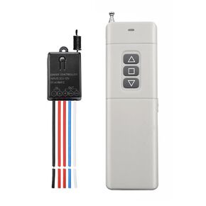 Forward Reverse Remote Switch,DC 5V/12V/24V 10A Relay for Electric Curtains,Linear Actuator with 3000Ft Distance,Wireless Remote Control Switch for Winch Solenoid Relay Contactor