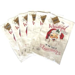 6-Pack Holiday Table Top Hand Towels The Most Wonderful Time of The Year Christmas Towels (North Carolina)