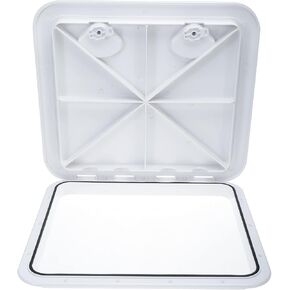 Amarine Made Marine Deck Hatch Boat Deck Hatch Access Hatch & Lid 20" X 18" - White(460 x 510mm) (White)