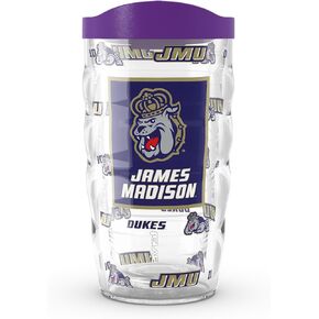 Tervis James Madison Dukes - Overtime Made in USA Double Walled Insulated Tumbler Travel Cup Keeps Drinks Cold & Hot, 10oz, Classic