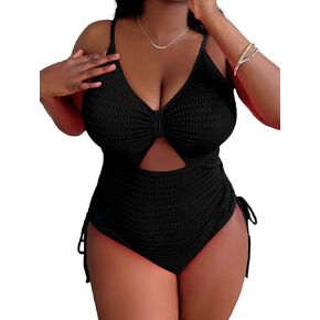 Sherrydc Women's Plus Size One One One Swimsuit Clutbbed Croot Control Suit Suit Warting Warting
