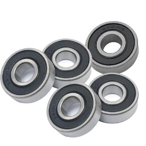 6201-2RS Bearings 5Pcs Double Rubber Seal Bearings Steel 12x32x10mm Deep Groove Ball 6201RS Bearings