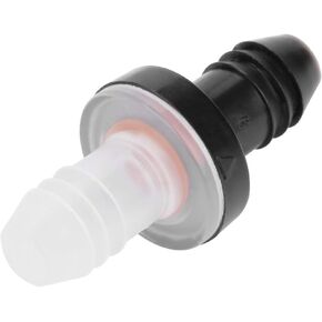 Check Valve, 3/8" 10MM Plastic Inline One Way Check Valve Non Return Check Valve for Fuel Gas Liquid Air(PP/SILICONE silicone rubber)