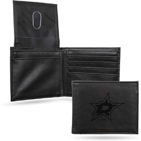 Rico Industries Laser Engraved Billfold Wallet, Dallas Stars, 3.5 x 4.25-"