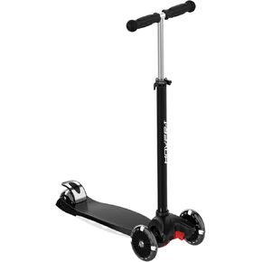 Hover-1 Scout Folding Kick Scooter for Kids with Multicolor Wheel Lights, 4.8" Front Wheels, Rear Foot Brake, and 110 LB Weight Capacity