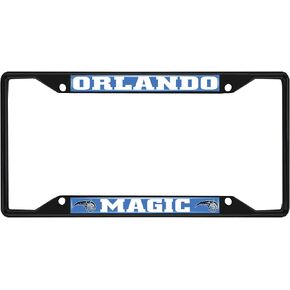 FANMATS 31337 Orlando Magic Metal License Plate Frame Black Finish