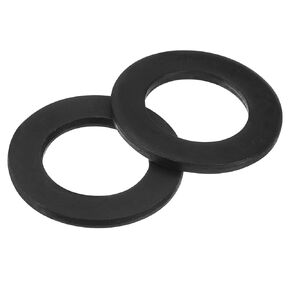 uxcell 10Pcs M22 Flat Washer, Carbon Steel 22mm ID x 40mm OD x 3mm Thick for Bolt Screw, Factories Repair, Kitchens, Shops, and Outdoor Construction