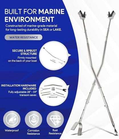 3001.1068 موفر رافدة عالمي عالي التحمل قابل للتعديل للألواح الخارجية حتى 150 حصان - قابل للتعديل من 28 بوصة إلى 59 بوصة in Kuwait